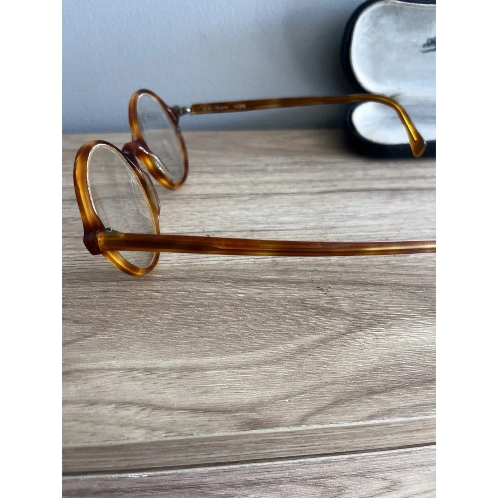 Anglo American England Optical Honey Tortoise Frames Only *need Repair
